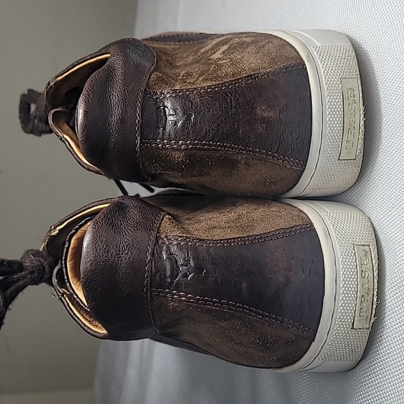 Trask brown suede and leather high top sneakers size 10M - Picture 4 of 8